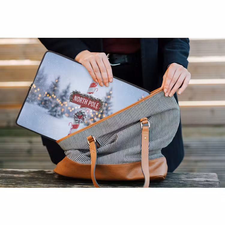 Laptophoes - Kerst - Sneeuw - Winter — 4