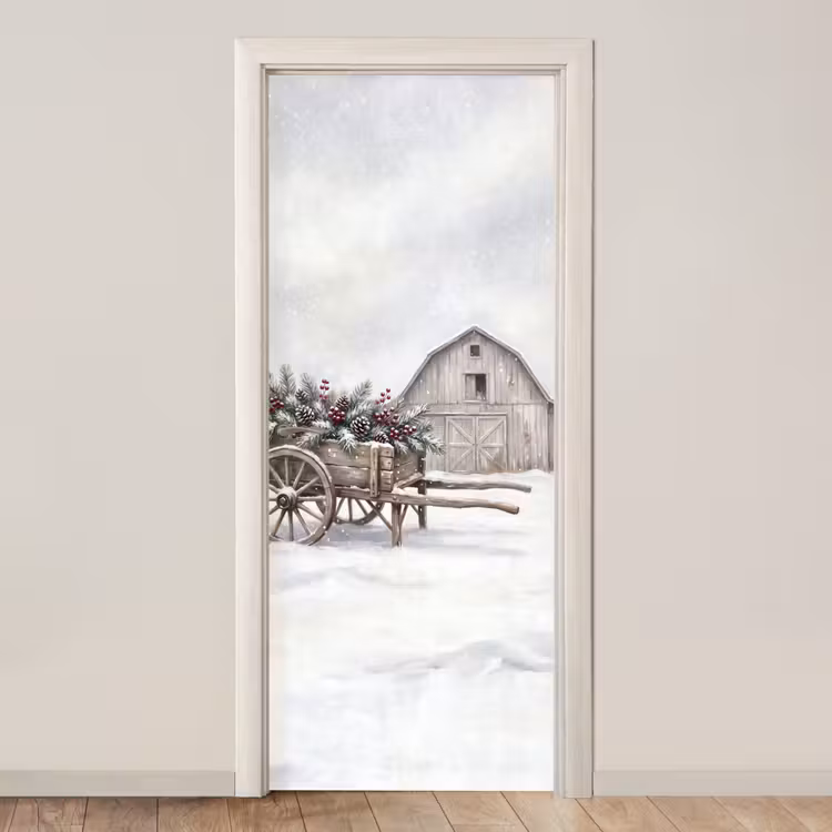 Deursticker - Kar - Winter - Kerst — 1