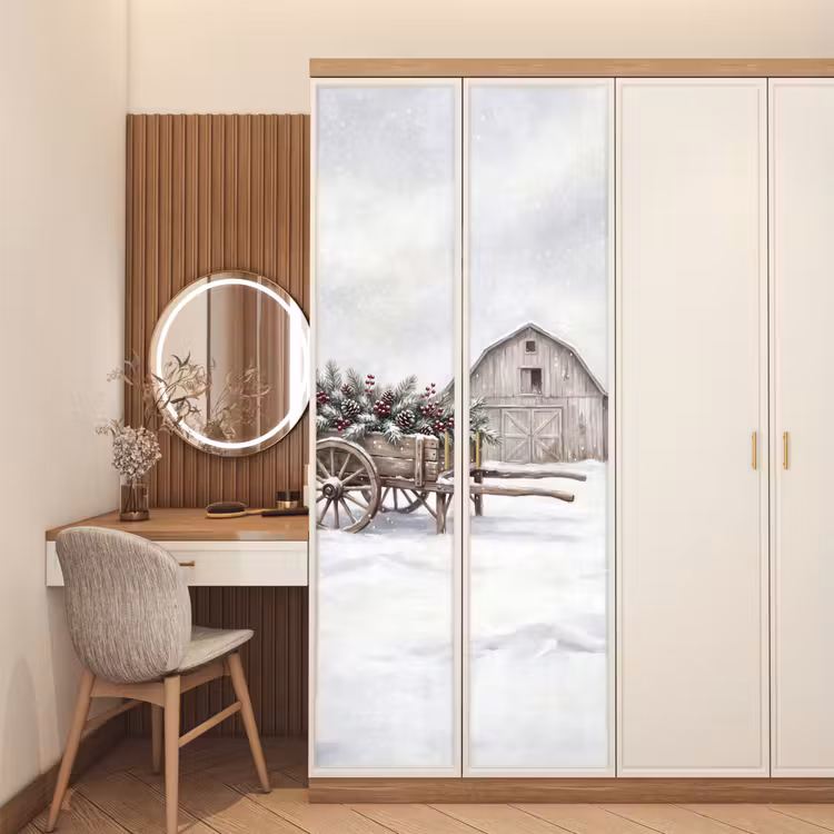 Deursticker - Kar - Winter - Kerst — 5