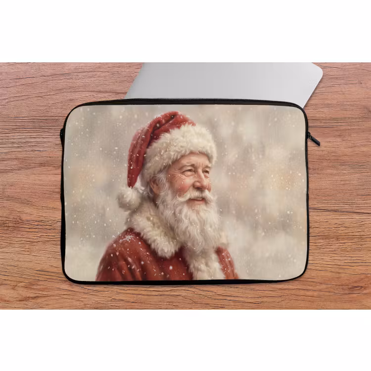 Laptophoes - Kerstman - Sneeuw - Kerst — 2