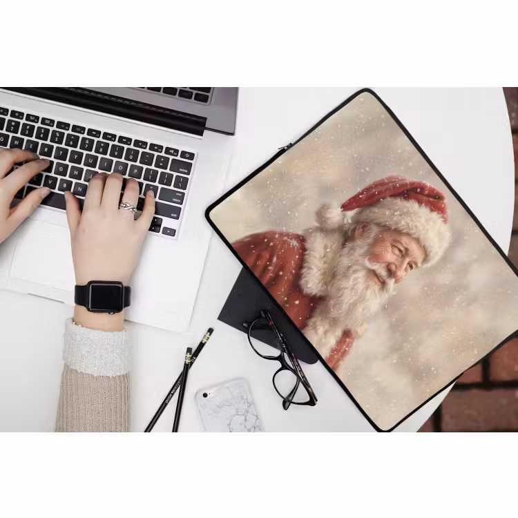 Laptophoes - Kerstman - Sneeuw - Kerst — 3