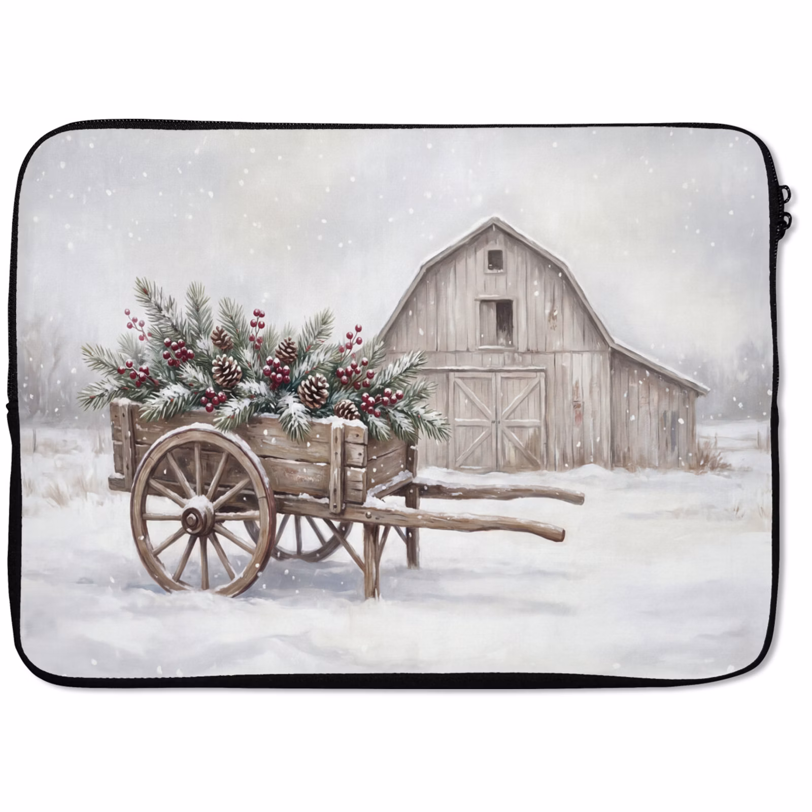 Laptophoes - Kar - Winter - Kerst — 1