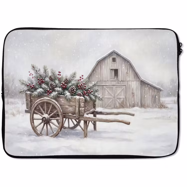 Laptophoes - Kar - Winter - Kerst — 1