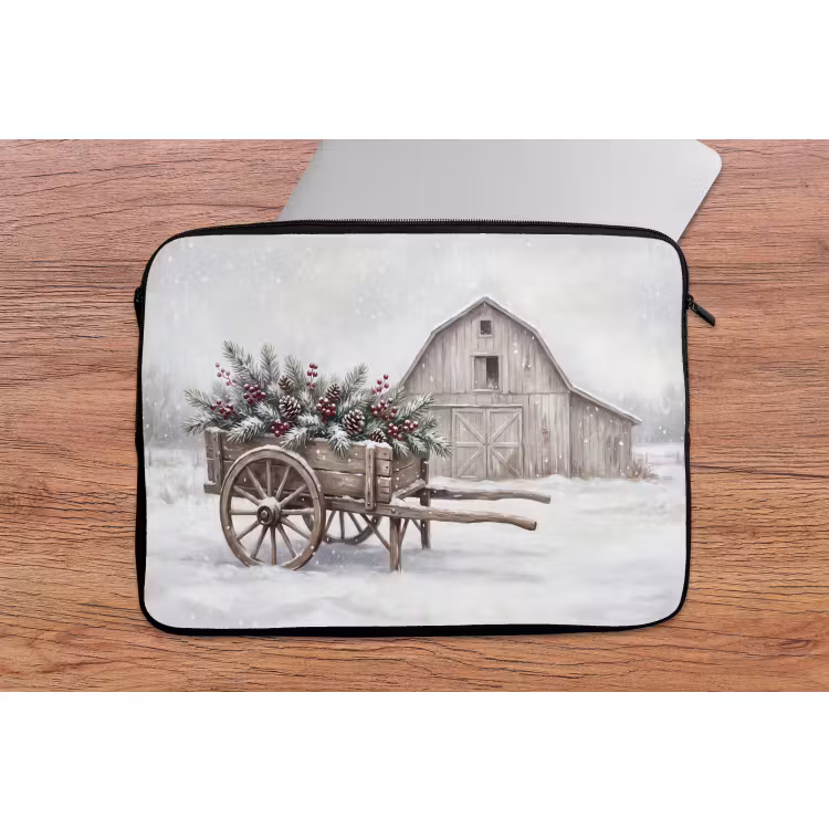 Laptophoes - Kar - Winter - Kerst — 2