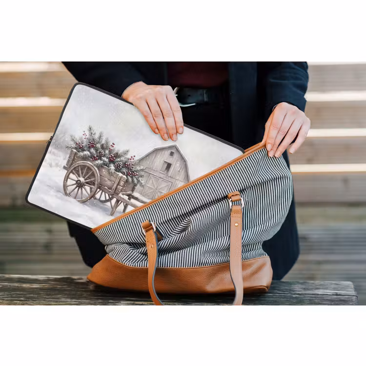 Laptophoes - Kar - Winter - Kerst — 4