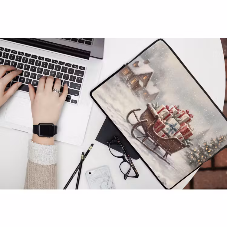 Laptophoes - Slede - Cadeaus - Kerst — 3