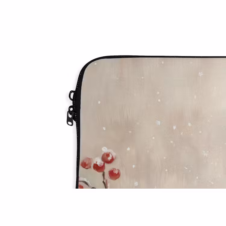 Laptophoes - Vogels - Winter - Rood — 5