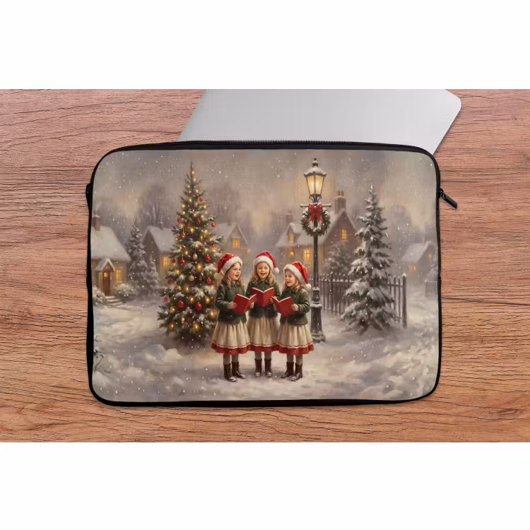 Laptophoes - Kinderen - Kerst - Sneeuw — 2