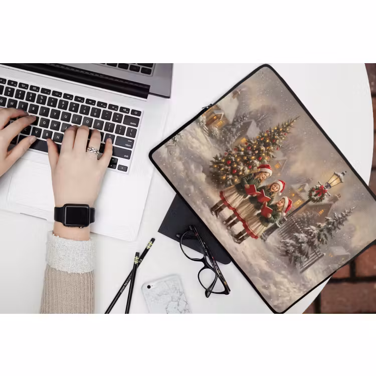 Laptophoes - Kinderen - Kerst - Sneeuw — 3
