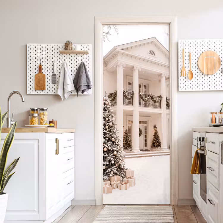 Deursticker - Huis - Kerst - Winter — 7