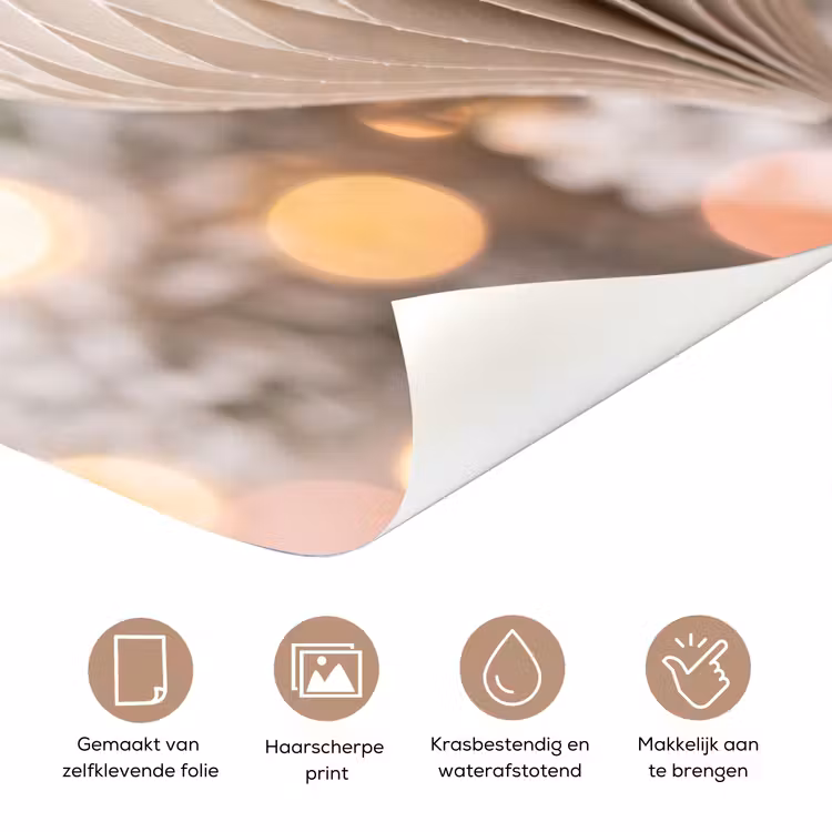 Deursticker - Kerstbal - Kerst - Goud — 3