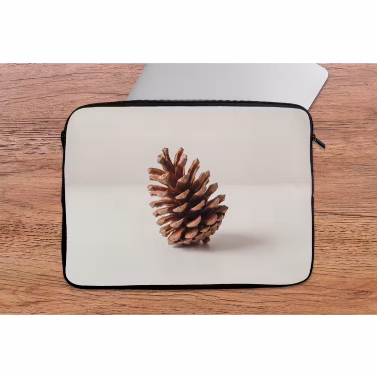 Laptophoes - Denappel - Natuur - Bruin — 2