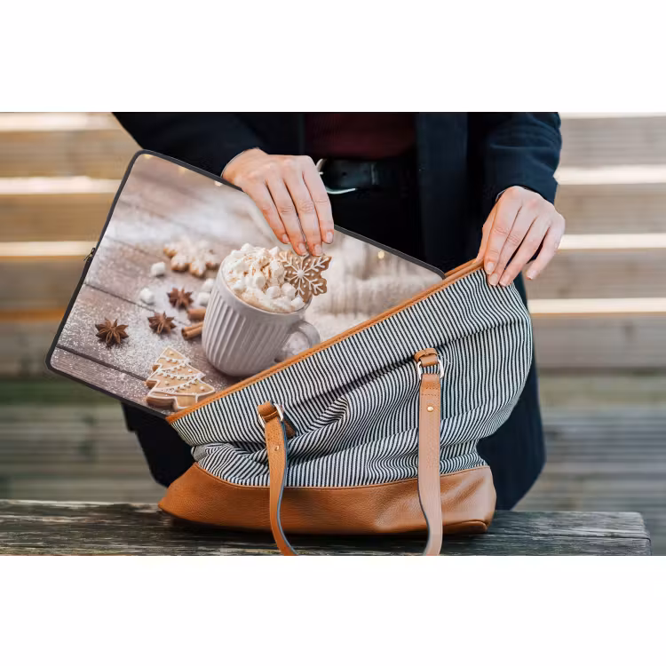 Laptophoes - Drank - Marshmallows - Kerst — 4