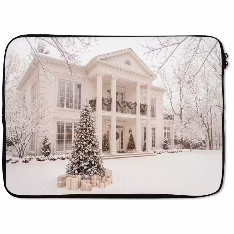 Laptophoes - Huis - Kerst - Winter — 1