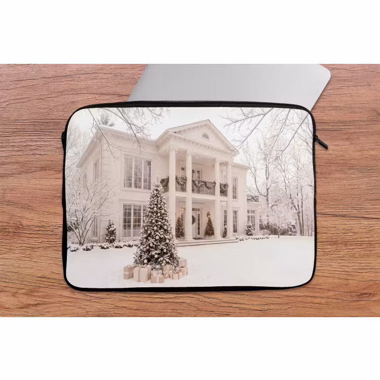 Laptophoes - Huis - Kerst - Winter — 2