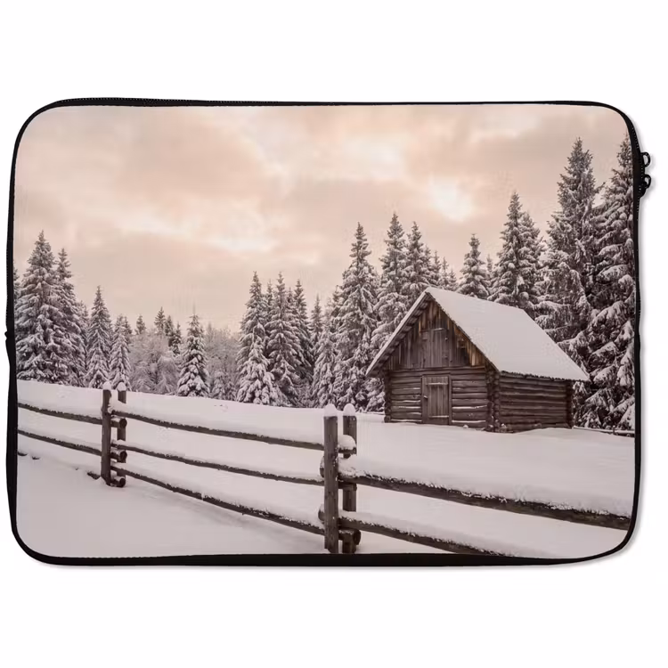 Laptophoes - Hut - Sneeuw - Winter — 1