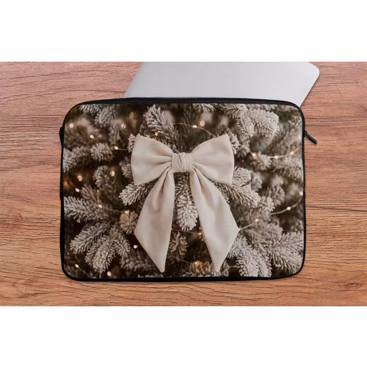 Laptophoes - Strik - Kerstboom - Kerst — 2