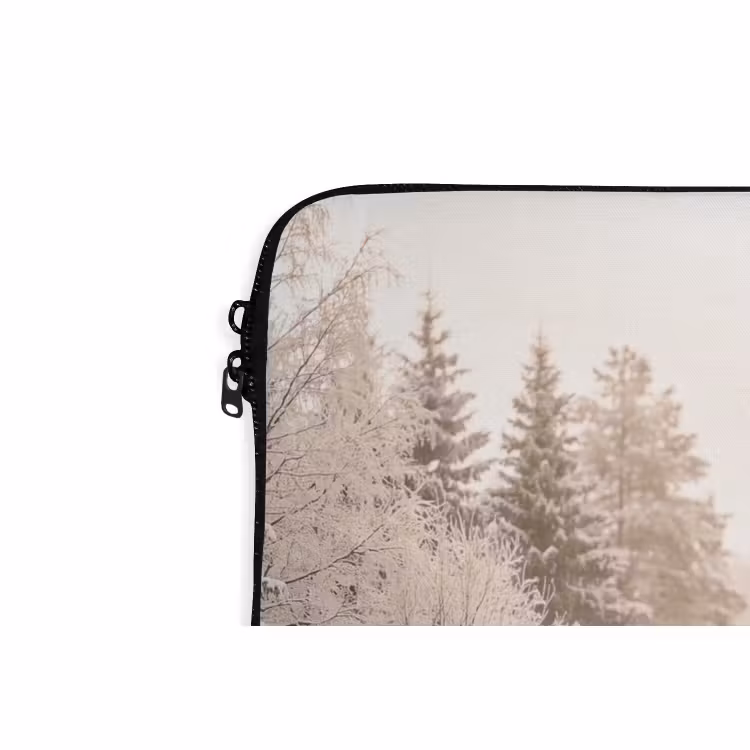 Laptophoes - Weg - Sneeuw - Winter — 5