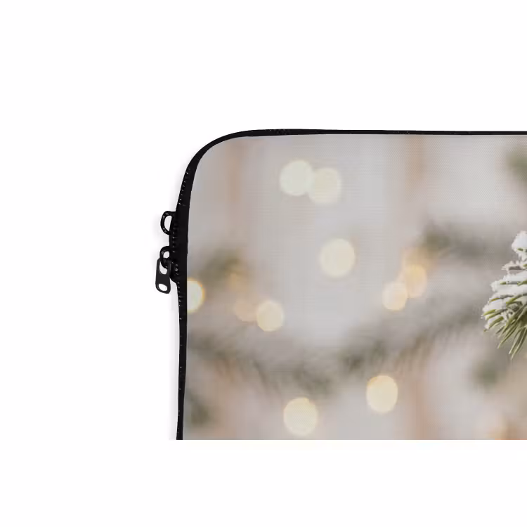 Laptophoes - Kerstbal - Wit - Kerst — 5