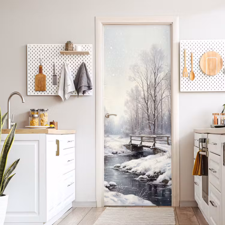 Deursticker - Landschap - Sneeuw - Winter — 7