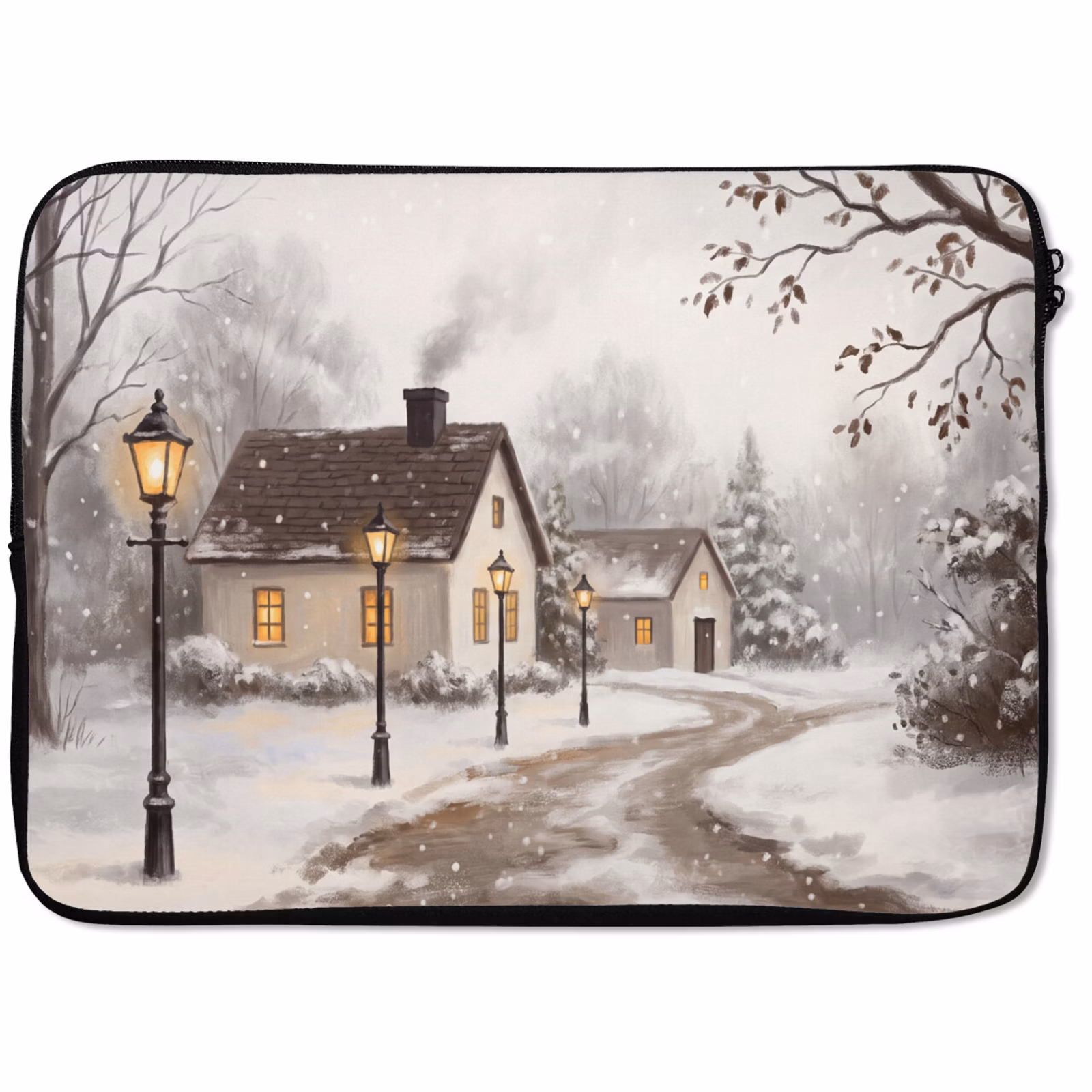 Laptophoes - Winter - Landschap - Sneeuw — 1