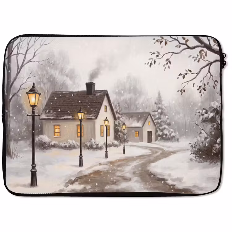 Laptophoes - Winter - Landschap - Sneeuw — 1