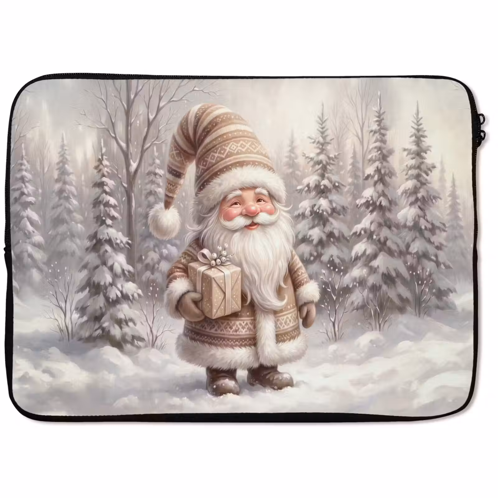 Laptophoes - Kerstman - Geschenk - Winter — 1