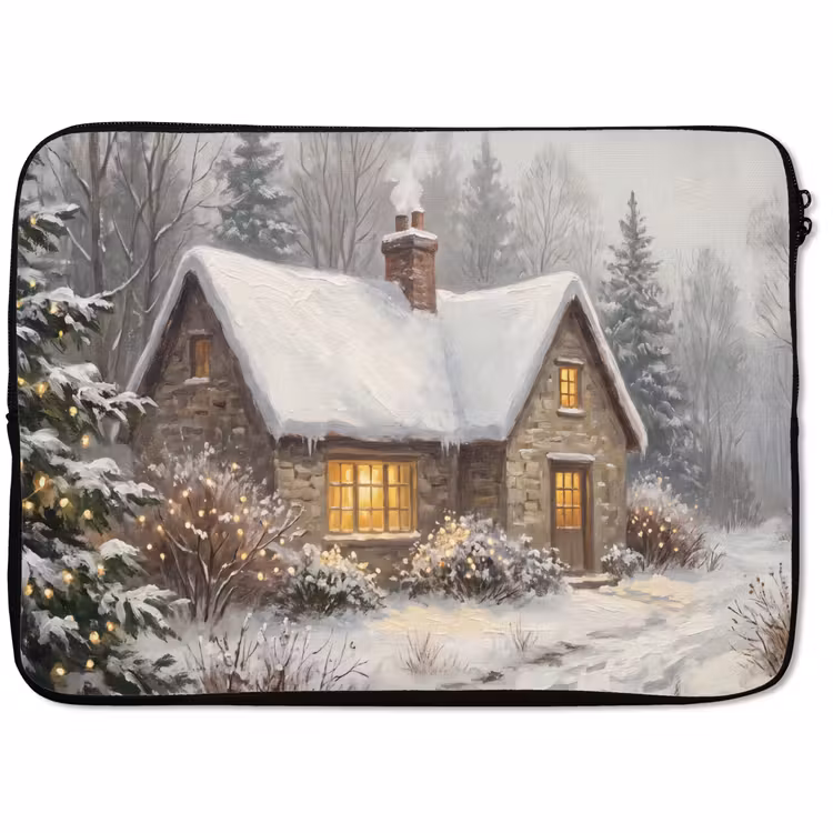 Laptophoes - Bos - Winter - Landschap — 1