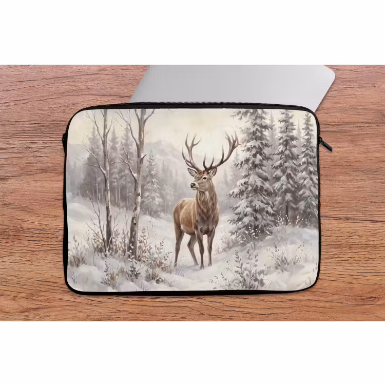 Laptophoes - Dier - Woud - Sneeuw — 2