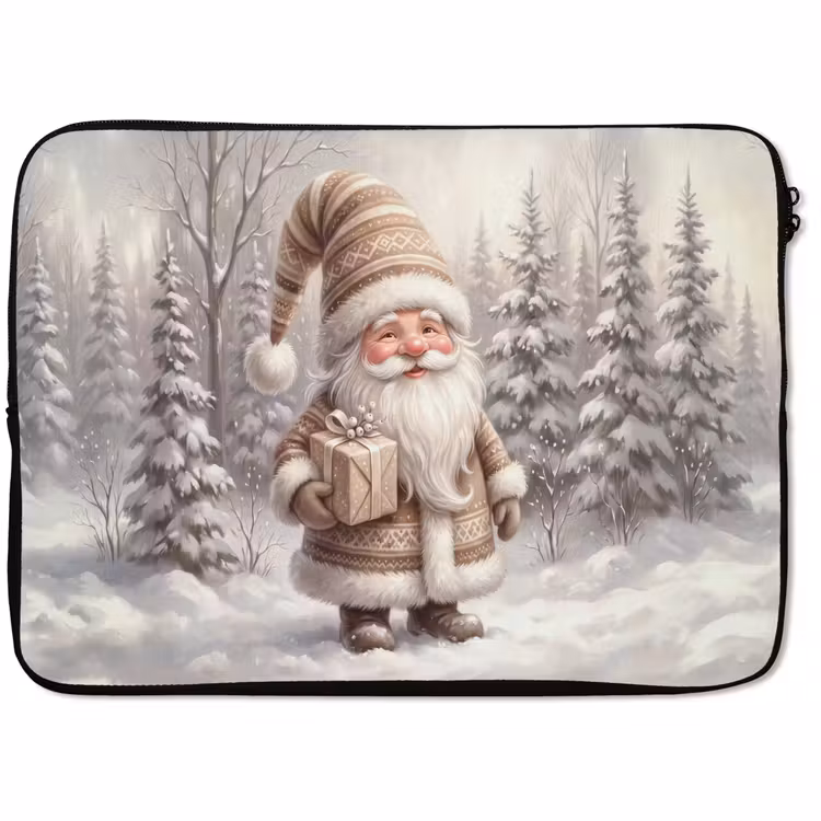 Laptophoes - Kerstman - Geschenk - Winter — 1
