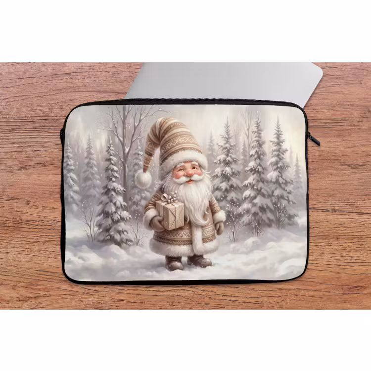Laptophoes - Kerstman - Geschenk - Winter — 2