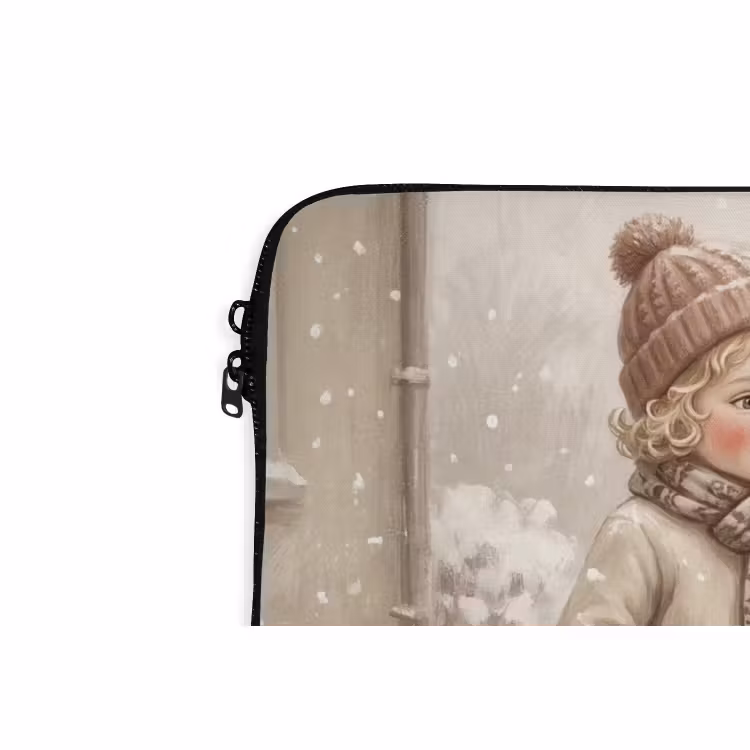 Laptophoes - Kind - Hond - Sneeuw — 5