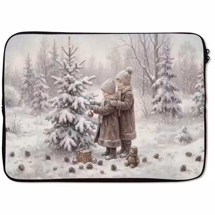 Laptophoes - Kinderen - Kerst - Winter — 1