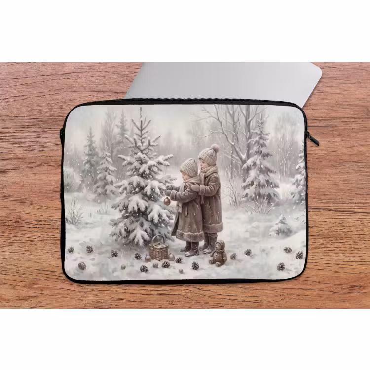 Laptophoes - Kinderen - Kerst - Winter — 2