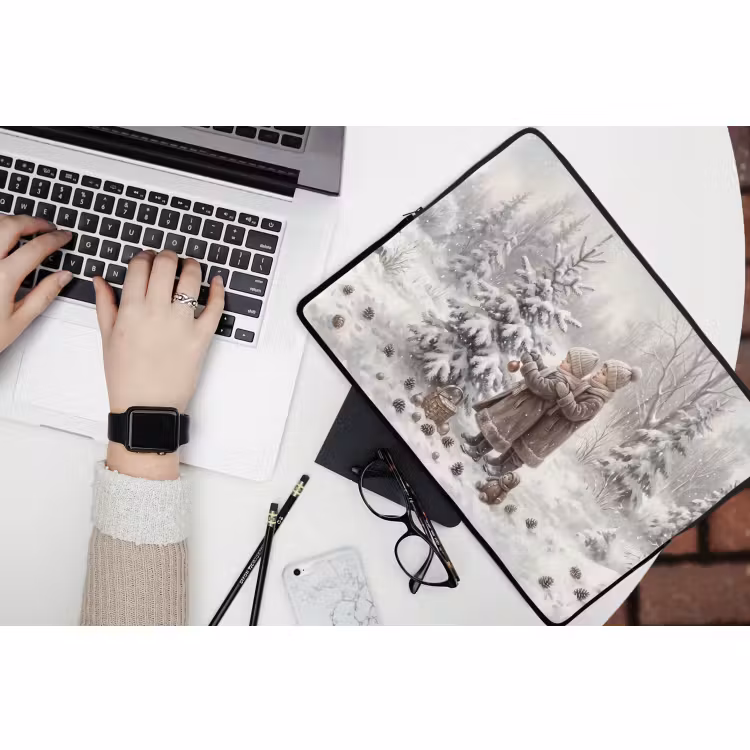 Laptophoes - Kinderen - Kerst - Winter — 3