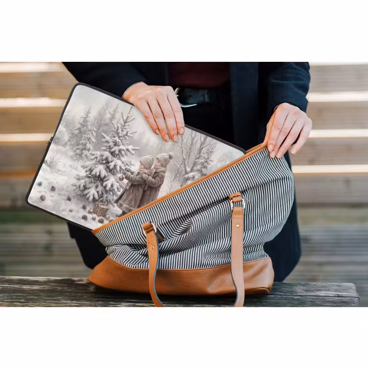 Laptophoes - Kinderen - Kerst - Winter — 4