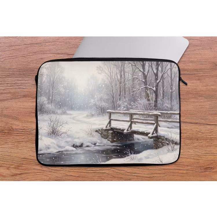 Laptophoes - Landschap - Sneeuw - Winter — 2