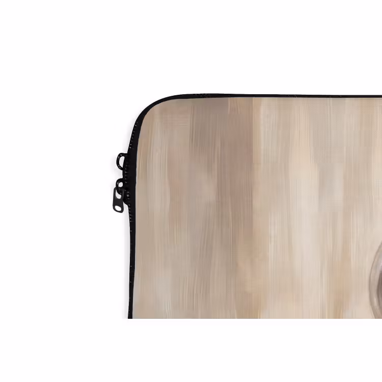 Laptophoes - Kerstbal Goud Zilver — 5