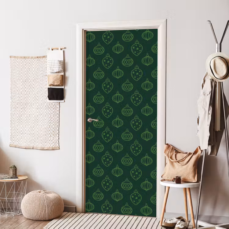 Deursticker - Kerstbal - Groen - Kerst — 8