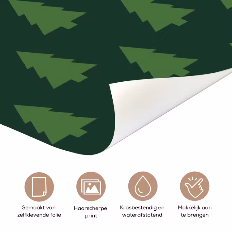 Deursticker - Kerstboom - Groen - Kerst — 3