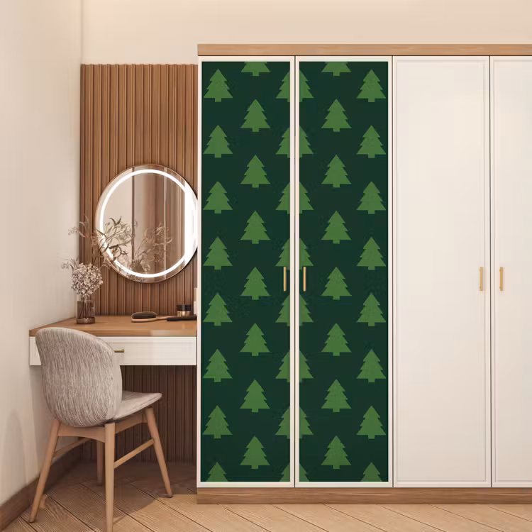 Deursticker - Kerstboom - Groen - Kerst — 5
