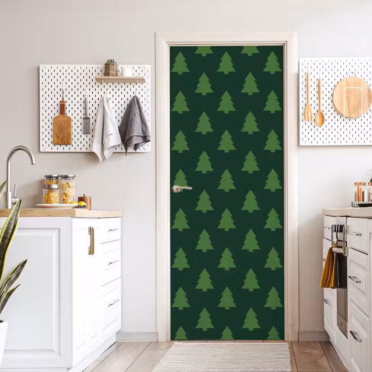 Deursticker - Kerstboom - Groen - Kerst — 7