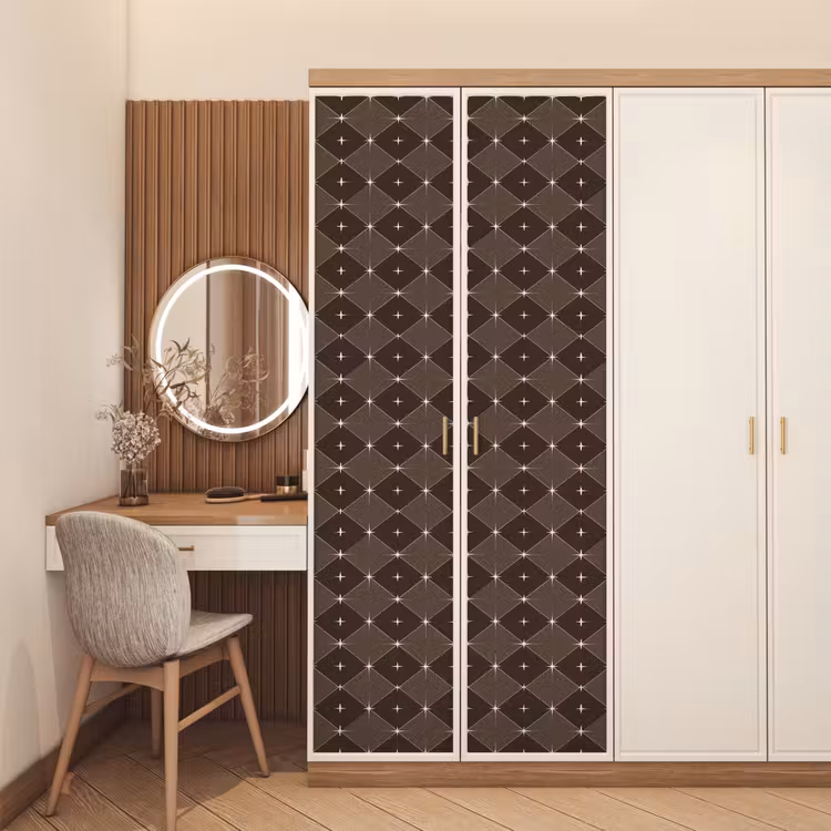 Deursticker - Ster - Bruin - Taupe - Kerst — 5