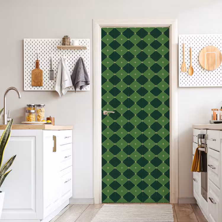Deursticker - Ster - Groen - Kerst — 7