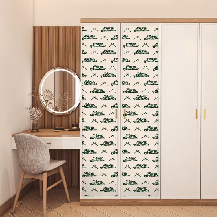 Deursticker - Tekst - Groen - Strik — 5