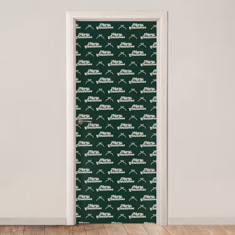 Deursticker - Tekst - Groen - Wit - Tekst — 1