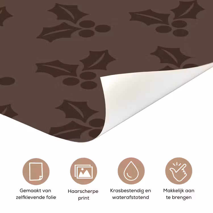 Deursticker - Hulst - Kerst - Bruin — 3