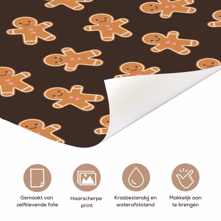 Deursticker - Bruin - Peperkoek - Kerst — 3