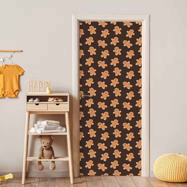 Deursticker - Bruin - Peperkoek - Kerst — 6