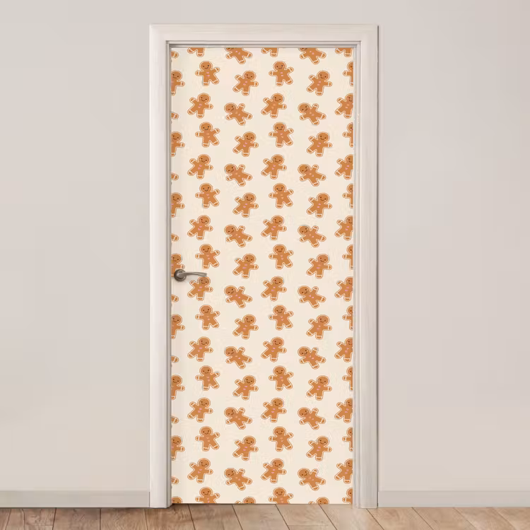 Deursticker - Peperkoek - Kerst - Crème — 1